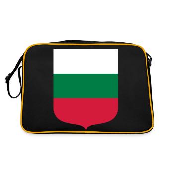 Bulgarien - Retro Tasche - Schwarz/Gold - Hinten