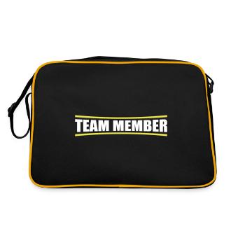 Membres de l’équipe - Sac Retro - noir/or - Dos