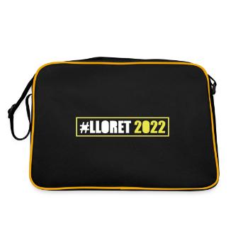 Lloret De Mar 2022 - Retro Bag - black/gold - Back