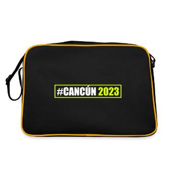 Cancun 2023 - Retro Bag - black/gold - Back