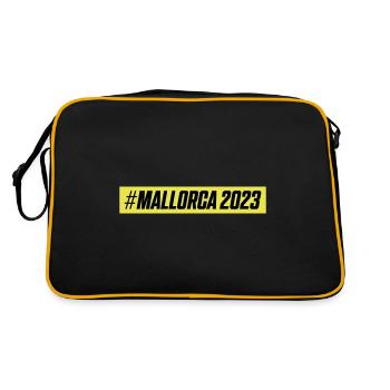 Mallorca 2023 - Retro Tasche - Schwarz/Gold - Hinten