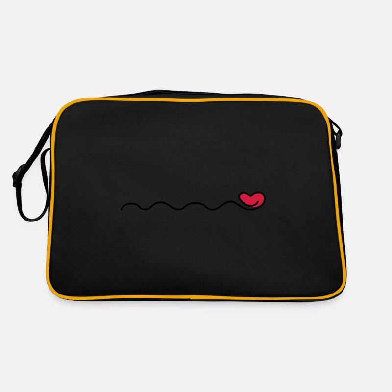ornements de cœur Sac Retro