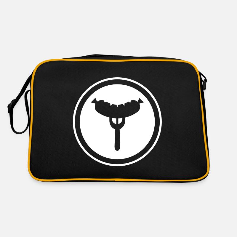 Wurst Gabel Retro Tasche