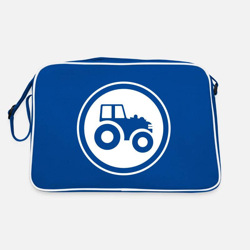 Symbole du tracteur Sac Retro