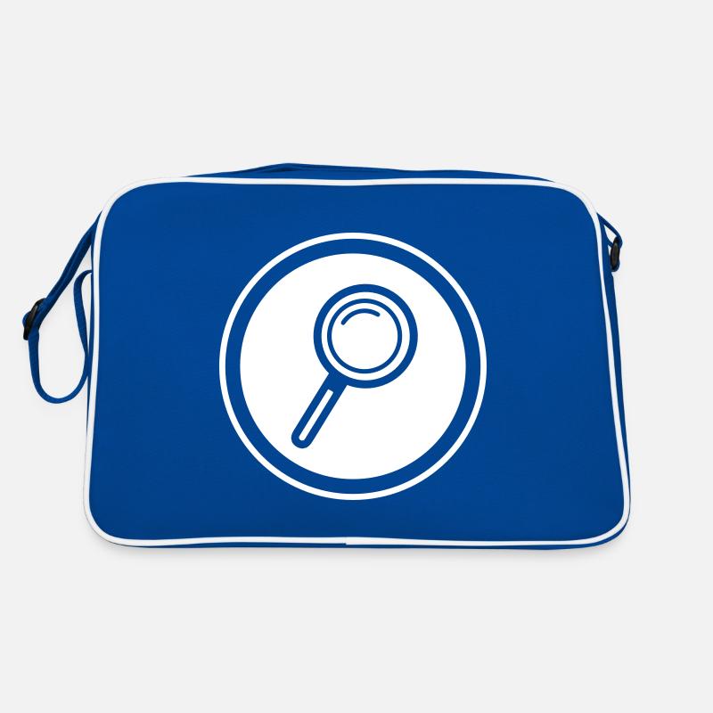 Lupe Symbol Retro Tasche