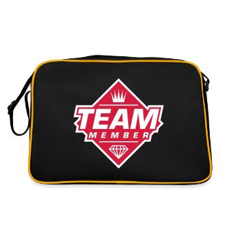 Membres de l’équipe - Sac Retro - noir/or - Dos