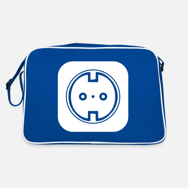 Socket Icon Electrician Retro Bag