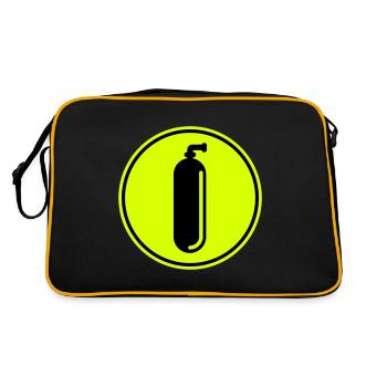 Oxygen Diving Circle - Retro Bag - black/gold - Back