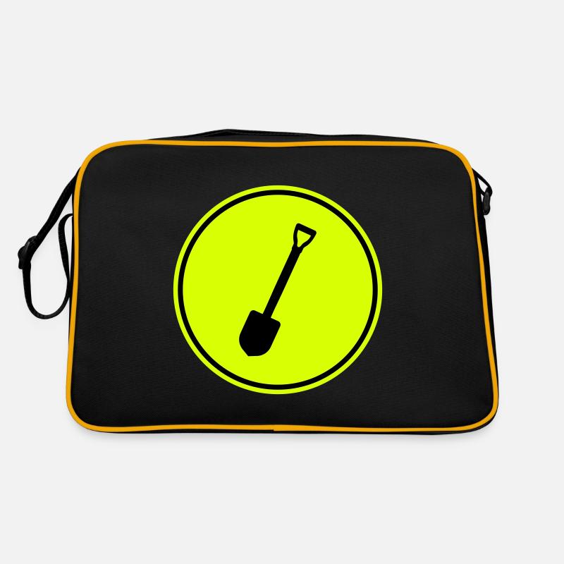 Schaufel icon Silhouette Retro Tasche