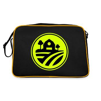 Farm Harvest icon - Retro Bag - black/gold - Back