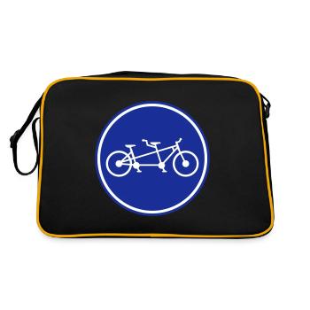 Bicycle tandem - Retro Bag - black/gold - Back
