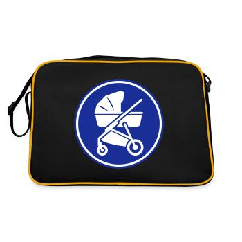 Stroller baby - Retro Bag - black/gold - Back