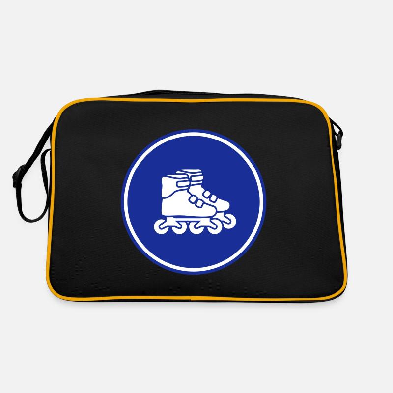 Inline skates symbol Retro Tasche