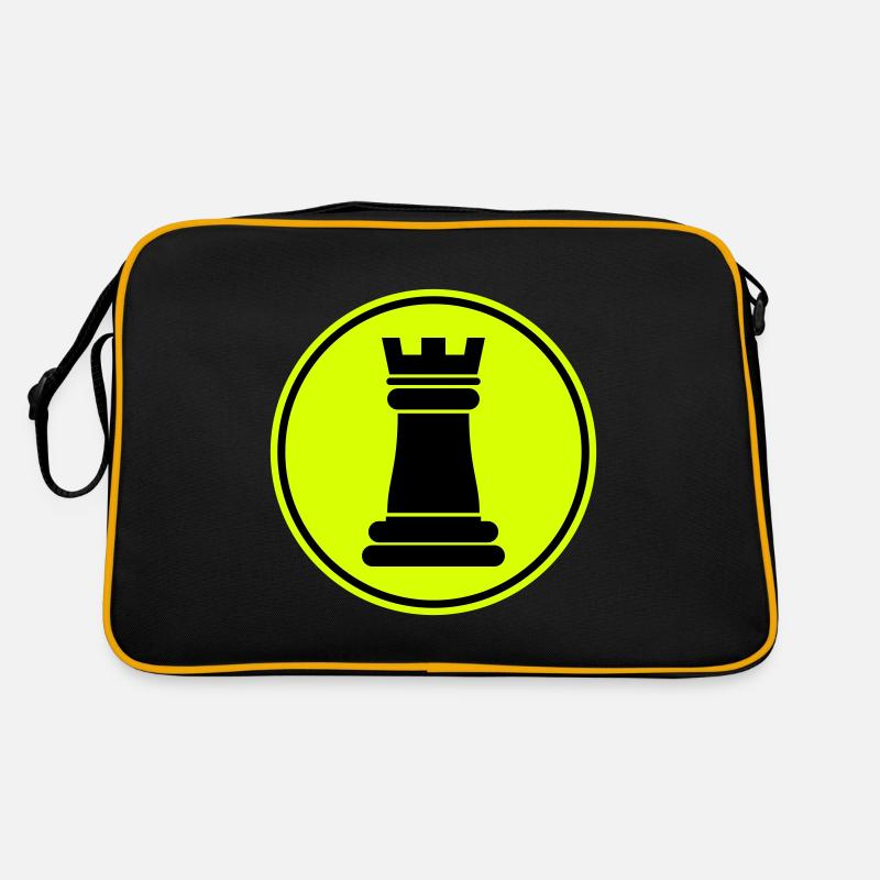 Tour de pièces d’échecs Sac Retro