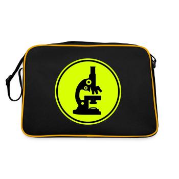 Microscope Icon Icon - Retro Bag - black/gold - Back