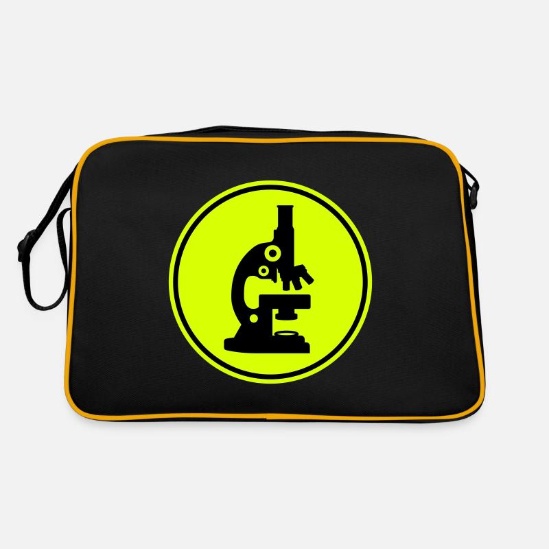 Microscope Icon Icon Retro Bag