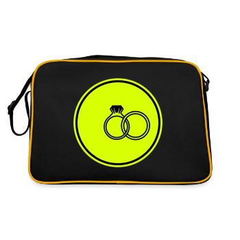 Symbole des alliances - Sac Retro - noir/or - Dos
