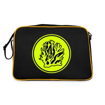 Coral Ocean - Retro Bag - black/gold - Back