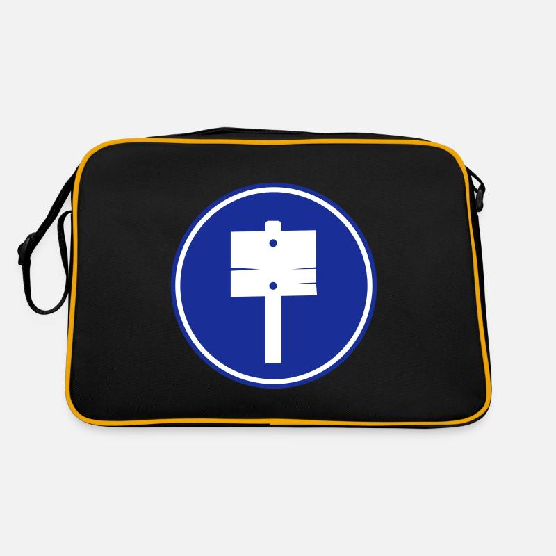 Wegweiser icon Retro Tasche