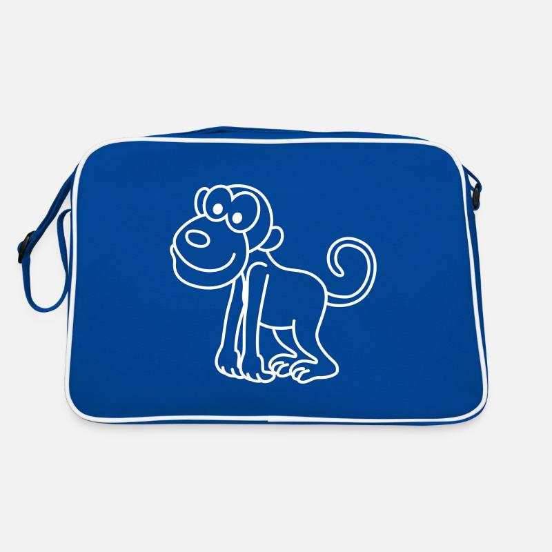 Affe Comic Tier Retro Tasche