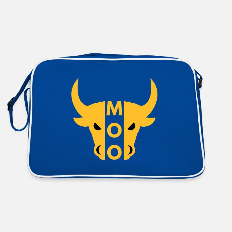 Moo (half head bull) Retro Bag