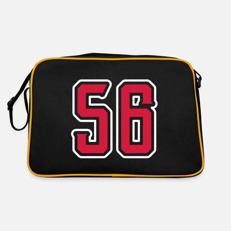 56 Symbole numérique Sac Retro