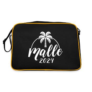 Malle 2024 - Sac Retro - noir/or - Dos