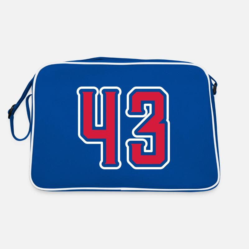 43 Symbole numérique Sac Retro