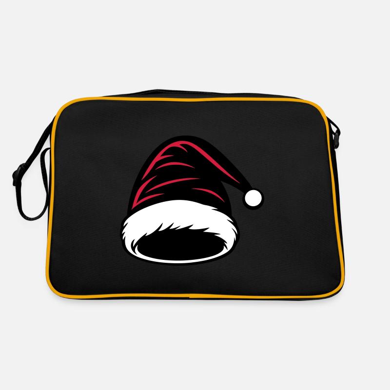 Santa Hat Christmas Hat Retro Bag
