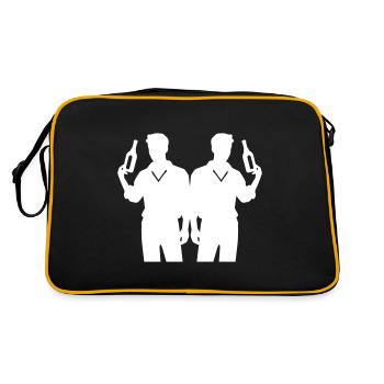 Soirée de l’équipe Silhouette - Sac Retro - noir/or - Dos