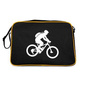VTT Vélo Homme Icon - Sac Retro - noir/or - Dos