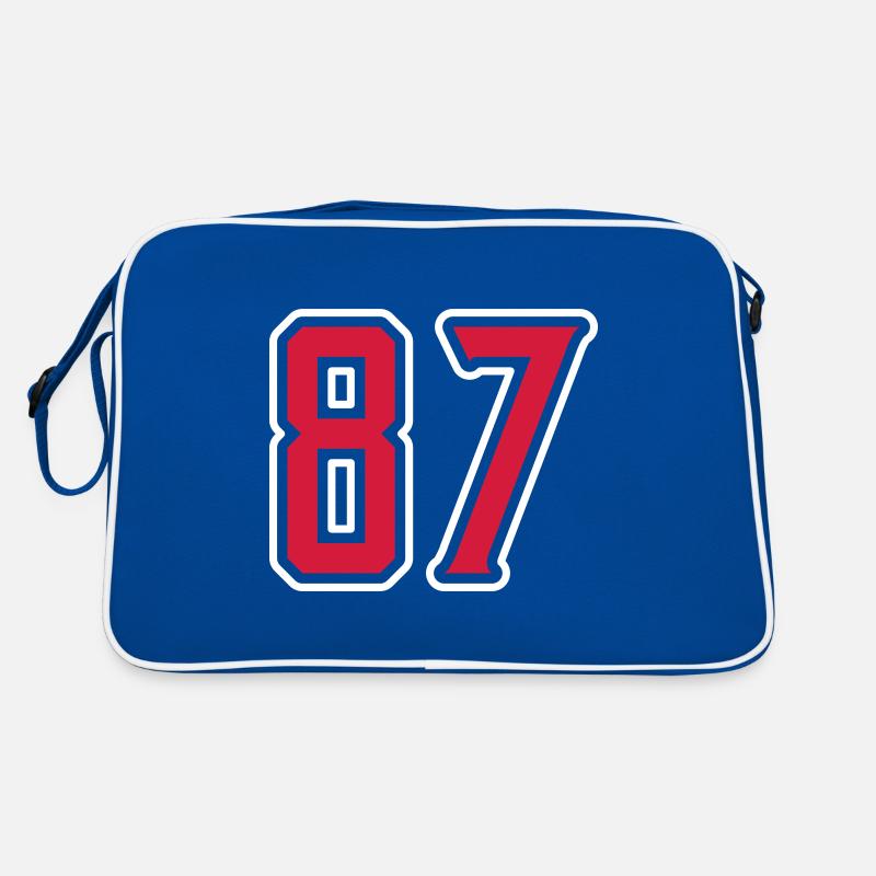 87 Number Symbol Retro Bag