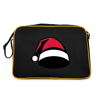 Chapeau de Noël Bonnet de Noël - Sac Retro - noir/or - Dos