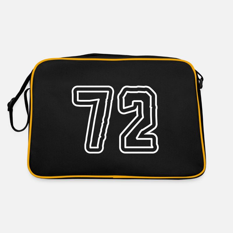 Symbole numérique 72 Sac Retro