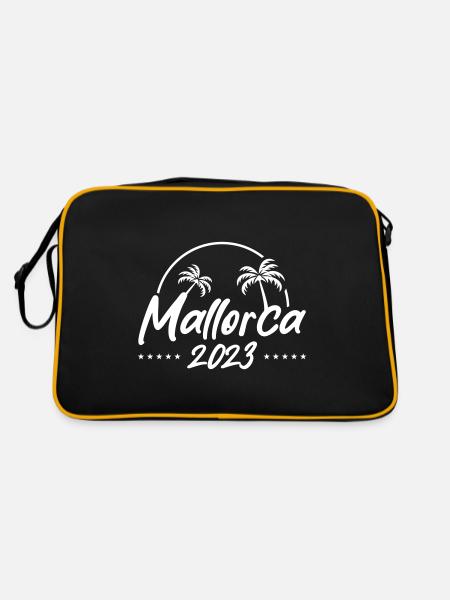 Mallorca 2023 - Retro Bag - black/gold - Back