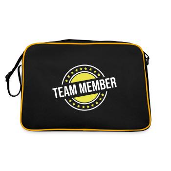 Membres de l’équipe - Sac Retro - noir/or - Dos