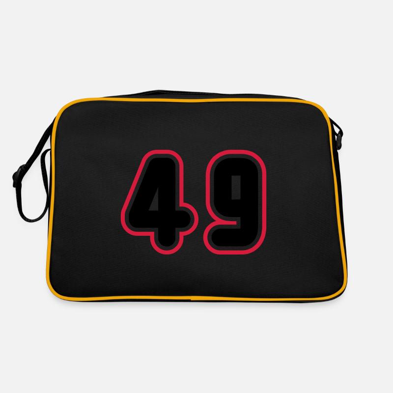 49 Numéro de numéro Sac Retro