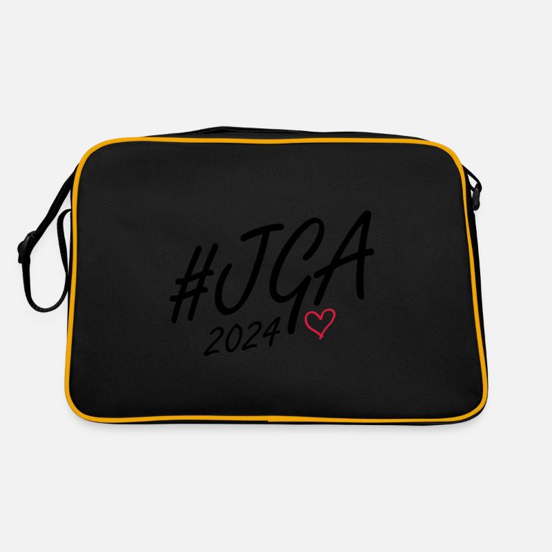 Enterrement de vie de garçon 2024 Voyage de cœur de célibataire Sac Retro