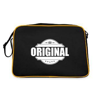Emblème original - Sac Retro - noir/or - Dos