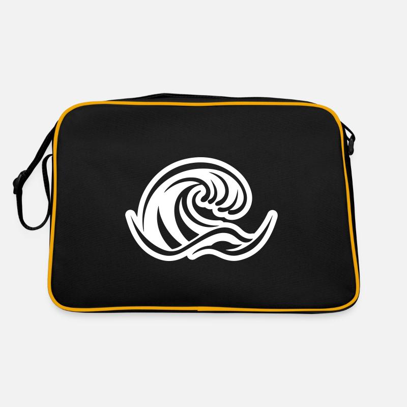 Océan Vague Symbole Mer Sac Retro
