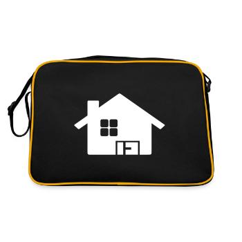 Maison Symbole Accueil - Sac Retro - noir/or - Dos