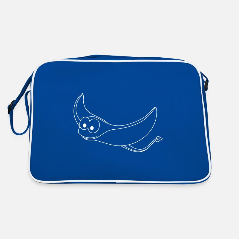 Rochen Comic Tier Retro Tasche