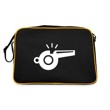 Sifflet sifflet - Sac Retro - noir/or - Dos