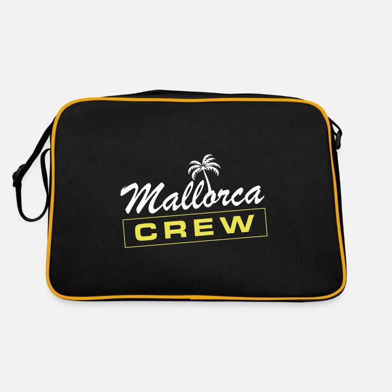 Mallorca Crew - Retro Tasche - Schwarz/Gold