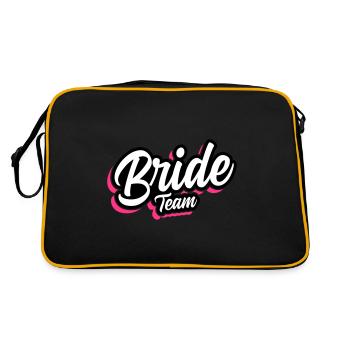 Mariage de l’équipe Mariage - Sac Retro - noir/or - Dos