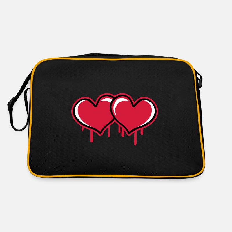 hearts symbol Retro Bag
