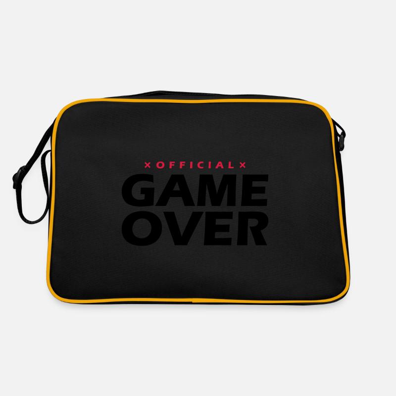 Citation Game Over - Sac Retro - noir/or