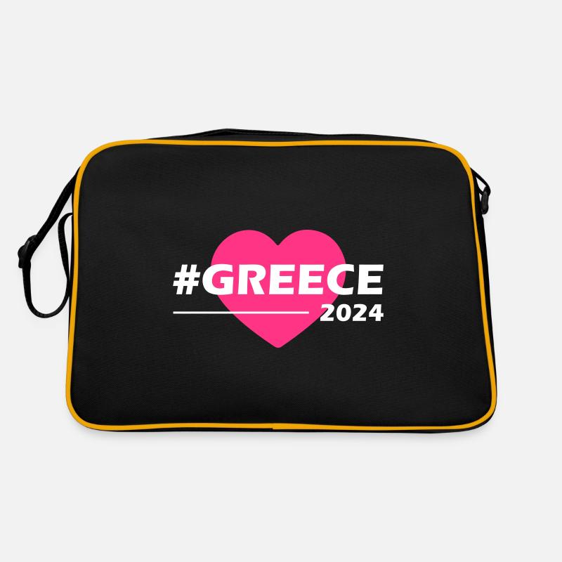 Grèce 2024 Amour du cœur Sac Retro