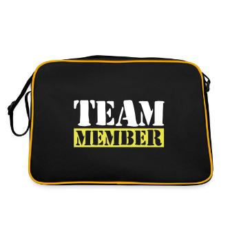 Membres de l’équipe - Sac Retro - noir/or - Dos