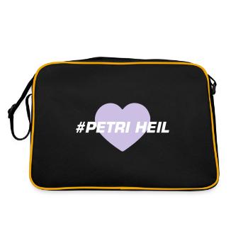 Petri Heil Pêche au cœur - Sac Retro - noir/or - Dos
